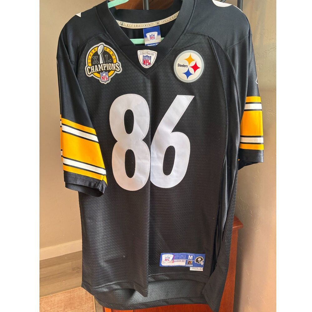 Reebok Pittsburgh Steelers Hines Ward #86 Super Bowl XL Champions Jersey SZ M